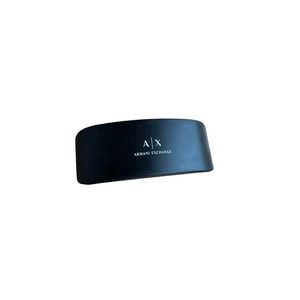 Armani Exchange A|X Sun & Eye Glasses Case Clamshell Hard Black Storage